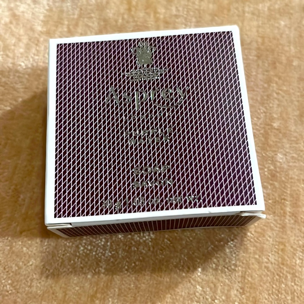 Asprey of London: ‘Purple water’ soap. NWOT.